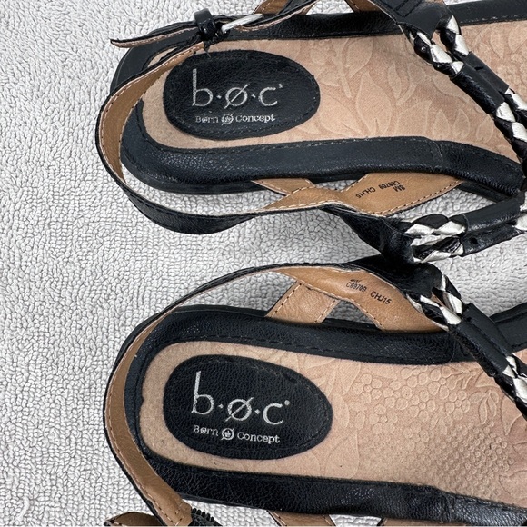 BOC Womens Sandals 8M Black Buckle Strap New - Picture 5 of 8